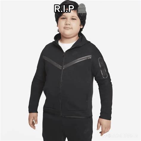 fake nike tech meme|nike tech kid death.